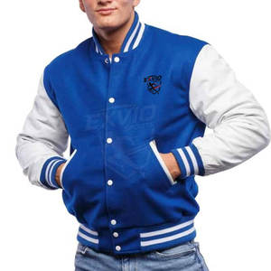 Vêtements d'hiver confortables et chauds pour hommes, veste d'hiver coupe-vent respirante, veste en cuir à manches longues pour hommes, veste de style universitaire à prix raisonnable - Product Image 2