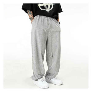 Pantalon d'entraînement quotidien pour hommes avec polaire en coton éponge et jogging respirant à coupe ample pour l'été - Product Image 5