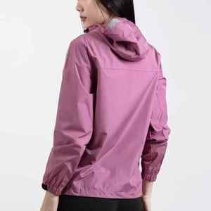 Chaqueta cortavientos elegante de lujo para mujer, chaqueta de abrigo de secado rápido repelente al agua de tendencia para mujer con logotipo personalizado - Product Image 2
