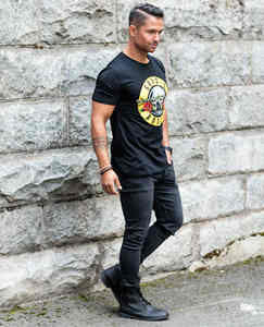 Lo último 2024, camisetas de gran tamaño impresas con logotipo personalizado para hombres, diseños 100% de algodón con Puff Technics - Product Image 5