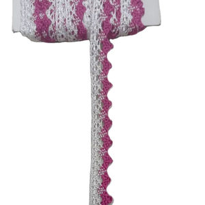 Ribete de encaje de organza de poliéster ecológico con lentejuelas, ofertas al por mayor con color personalizado - Product Image 1