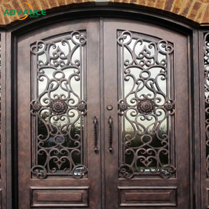 Portail classique en <span class=keywords><strong>fer</strong></span> forgé, porte élégante en métal pour entrée de patio, clôture de jardin, portail d'entrée classique en <span class=keywords><strong>fer</strong></span>, porte en acier forgé - Product Image 2