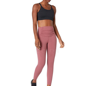 Pantalons de sport sans couture en marque propre, leggings pour femmes en gros, leggings pour femmes en direct d'usine - Product Image 5