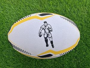 Logo de club personnalisé Ballon de rugby pleine grandeur 5 Match en caoutchouc de haute qualité - Product Image 4