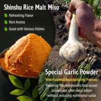 Authentic Japanese Miso Powder Ceremony Grade High Quality Seasoning Fermented Plant-Based Ingredients Garlic Miso YAMASAN KYOTO