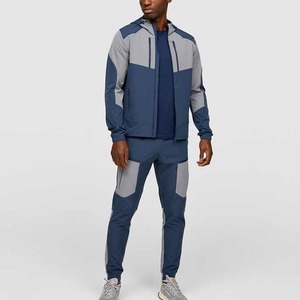 <b>Men's</b> Unisex 2-Piece Winter Streetwear Tracksuit Retro Windbreaker Hoodie Sweatpants Jogger Sets <b>Cargo</b> <b>Pants</b> Athletic Jacket - Product Image 1