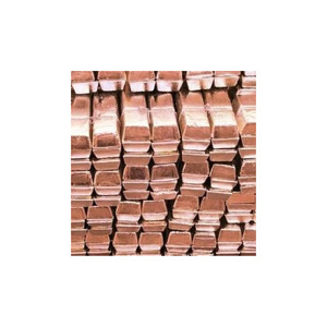 Lingotes de Cobre Puro 3N5-7N, Lingotes de Cobre de Alta Densidad Cu, Lingotes de Cobre 99.99% mín. en Venta - Product Image 1