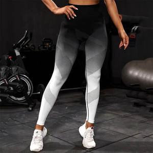 Mallas deportivas para mujer, mallas deportivas elásticas para Fitness, mallas transpirables de alta calidad para mujer, mallas sin costuras para Fitness - Product Image 5