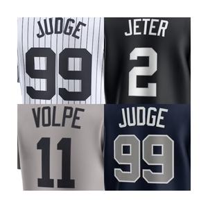 2025 all'ingrosso nuove maglie da Baseball di alta qualità all'ingrosso del ricamo di alta qualità delle maglie sublimate #99 giudice - Product Image 5