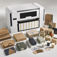 Máquina de Impresión Digital de Inyección de Tinta de Una Sola Pasada para Bolsas de Papel Kraft, Cajas de Correo, Cajas de Pizza, Impresora de Cartón Ecológica de Envío Rápido