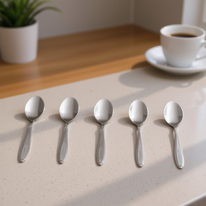 Ensemble de 6 cuillères à café en acier inoxydable (11,1 cm) KAPPA Chrome poli CVL100C6 - Product Image 3