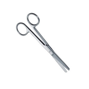 Tijeras de apósito de borde romo de acero inoxidable de calidad superior, tijeras quirúrgicas, tijeras de operación quirúrgicas manuales con acabado opaco - Product Image 3