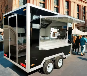 Camión de Comida Personalizable, Remolque de Comida Callejera de Fibra de Vidrio, Multifuncional, para Comida Rápida y Helados - Product Image 1