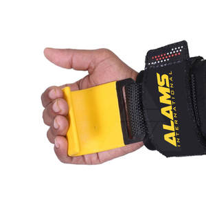 Crochets d'haltérophilie respirants en cuir de vachette en cuir fabriqués au Pakistan prix bon marché confortable anti-dérapant pour unisexe - Product Image 4