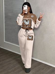 Chándales de Mujer con Capucha, Corte Regular, Casuales, de Invierno, de Forro Polar, Sólidos, para Gimnasio, Oferta, Diseño Personalizado con Logotipo - Product Image 2