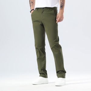 Chino pour homme coupe athlétique fabriqué avec des coutures renforcées 100% coton doux et coupe décontractée Pantalon chino respirant pour homme - Product Image 4