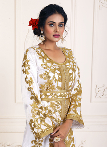 Kaftan islámico marroquí moderno para mujer Vestido de playa largo hasta el suelo con suministro ODM de manga larga transpirable - Product Image 2