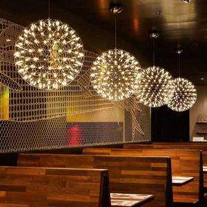 Lampe à Suspension Décorative d'Intérieur en Métal Marocain Sphère de Vertige Cuisine <span class=keywords><strong>Restaurant</strong></span> Led Moderne Suspension Boule à Cage - Product Image 3