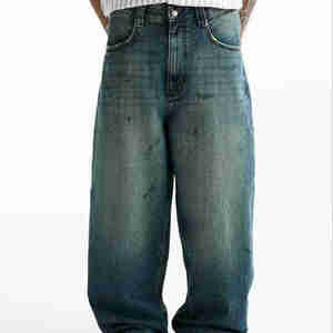 Denim <b>Jeans</b> High or Mid Waist Light Wash Stylish Casual Vintage Hip Hop Y2K High Street Fashion - Product Image 4