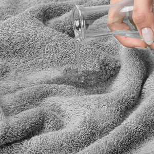 Serviette de bain 100% coton de haute qualité en gros avec technique imprimée avec logo personnalisé pour spa hôtel utilisation directe usine du fabricant - Product Image 3