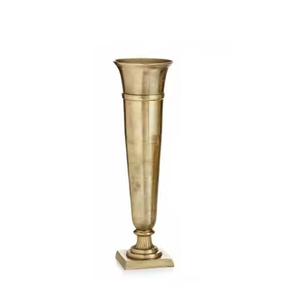 <b>Best</b> Quality Antique Metal Flower Vases Highly Decorative Modern Handmade Tabletop Vase Gold Finished Premium Indian Handicrafts - Product Image 4