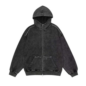 Sweat à capuche strass de qualité supérieure logo personnalisé imprimé nouveau 100% coton look vintage strass sweat à capuche fabriqué par Hanger Impex - Product Image 3