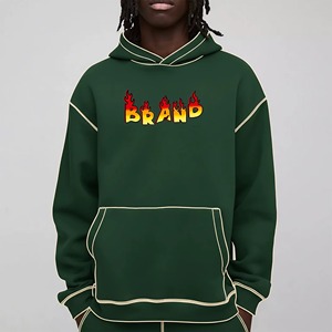 Nouveau design, sweat à capuche zippé respirant pour l'hiver, personnalisé, lourd, 100% coton, 1/4 zip, pull pour homme - Product Image 5