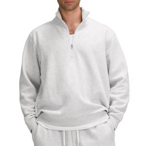 Automne Oem & Odm Style décontracté col rabattu cordon tricoté pour hommes fermeture éclair sweat-shirts à manches longues pull 2026 - Product Image 2