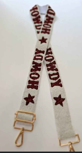 Beaded Gameday <b>Purse</b> Strap <b>Red</b> Use to Lady Bags premium quality Style And Unique Design For Girls - Product Image 3