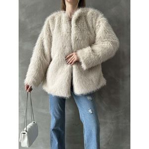 เสื้อโค้ทขนสัตว์ Topshow Stone Plush Wholesale - [object Object] - Product Image 4