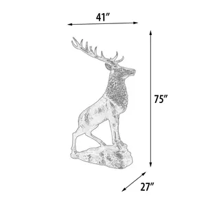 Elegante Figura de Caballo de Metal Hecha a Mano, Decoración para Interiores, Figura Decorativa para Espacios Públicos, Zahid Exports, Mayorista - Product Image 1