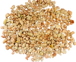 หินซันสโตน ก้อนหินกึ่งมีค่า ขายดี หินกรวดสีเหลืองธรรมชาติ หินแม่น้ำกลม สำหรับตกแต่งสวนกลางแจ้ง - Product Image 1