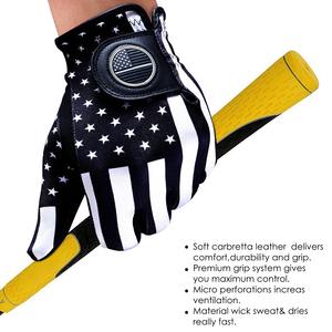 Guantes de golf Cabretta de alta calidad para hombres y mujeres Guantes de golf de cuero de mejor rendimiento de sensación suave Agarre perfecto con logotipo personalizado - Product Image 5