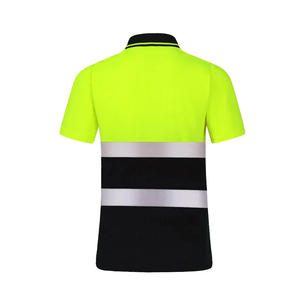 2025 OEM Custom <b>Men</b> Hi Vis Work Polo Safety <b>Shirts</b> High Visibility Workwear Uniform Polo <b>T</b>-<b>Shirts</b> for Construction - Product Image 2
