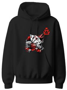 Sweat à capuche imprimé en coton 100% coupe moderne |   Sweat-shirt en polaire unisexe pour homme et femme, style vintage, mode quotidienne, confortable à porter - Product Image 6