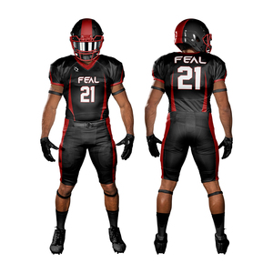 Conjunto de Camiseta de Fútbol Americano Sublimada, Transpirable, Talla Grande, Manga Corta, Ropa Deportiva para Hombre Adulto - Product Image 3