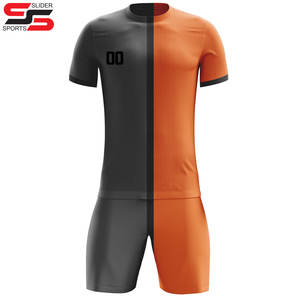 Kits de camisetas de fútbol personalizadas de fábrica, uniforme de fútbol sublimado para niños, uniforme de fútbol ajustado al por mayor - Product Image 3