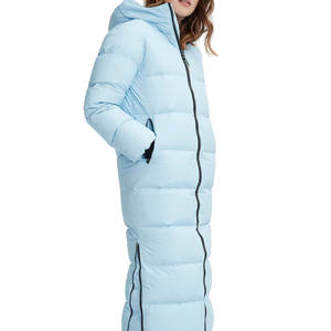 Chaqueta acolchada larga con diseño de múltiples bolsillos de manga larga para mujer de diseño superior disponible a un precio asequible - Product Image 1