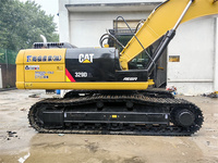 Fabriqué au Japon, excavatrice Caterpillar d'occasion Cat 329D2 d'origine de 29 tonnes avec godet de tranchage