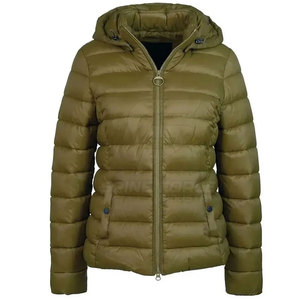 Veste matelassée pour femmes avec logo personnalisé vente en gros à bas prix d'usine disponible en différentes qualités pour la saison d'hiver support en nylon - Product Image 4