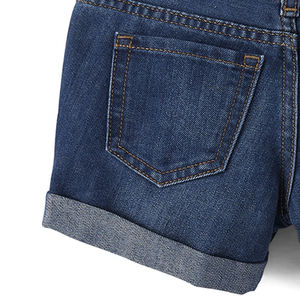 Short en jean décontracté personnalisé pour hommes, haute qualité, séchage rapide, respirant, tricoté, tissage de rue, motif uni, grande taille - Product Image 4