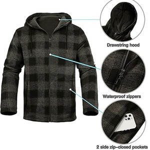 Sweat-shirts en flanelle respirants pour l'hiver, écologiques, à séchage rapide, coupe confortable pour homme, parfaits pour la mode décontractée et le style de vie en plein air - Product Image 6