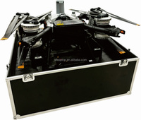 Valise de transport professionnelle noire pour drone Agras T40 T50 T30 Série FC, en mousse EVA robuste, avec emplacements pour batteries X4/X6 et télécommande UAV
