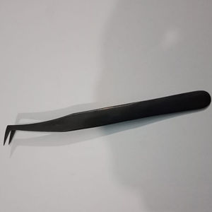 แหนบต่อขนตาสแตนเลสแบบมืออาชีพตามสั่งโลโก้ได้90องศาปลายโค้งมนบรรจุภัณฑ์จำนวนมากจำนวนมาก - Product Image 5