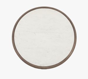 Mesa de centro redonda de mármol, diseño nórdico único, estilo moderno, venta al por mayor - Product Image 3