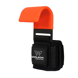 Acier de haute qualité et engrenage de puissance en PVC taille personnalisée poignées de crochet de gymnastique sangles pour l'haltérophilie entraînement crochet de poignet produits élevés. - Product Image 3