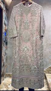 Premium traditionnel Eid Top Plazzo élégant lourd fausse Georgette élégant ensemble de vêtements de fête pour les célébrations festives indien pakistanais - Product Image 3