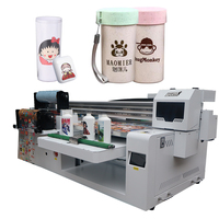 Penjualan Langsung Pabrik Printer UV Roll-flat All in One 60cm*90cm dengan Suplai Tinta Halus, Printhead XP600/I1600/I3200, DTF+UV Impresora