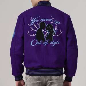 College Baseball <b>jacket</b> for men Custom Winter Vintage School College Custom label street wear stylish polyester <b>Varsity</b> <b>jacket</b> - Product Image 4