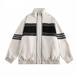 New <b>Men's</b> Breathable <b>Jacket</b> Spring And Autumn Zipper Hooded Windbreaker <b>Long</b>-sleeved Custom Design Custom - Product Image 4